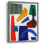 «Colorful Shapes I», reproduction encadrée - bois massif-742741654
