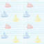 Kids Sailboats 10' L x 24" W Peel and Stick Wallpaper Tile-362236893-413532846-416406903