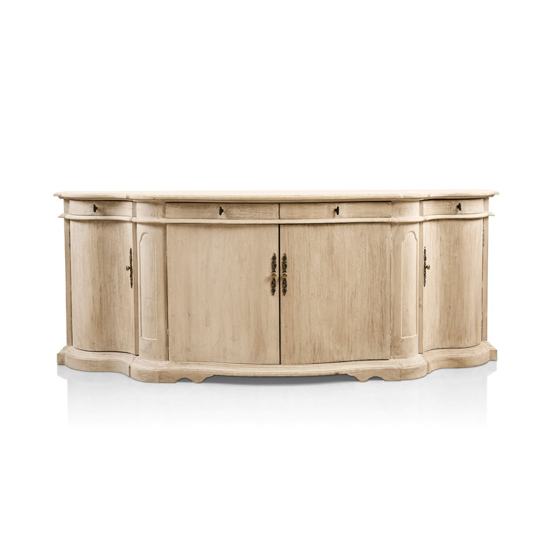 Courbe 80'' W Solid Wood Sideboard