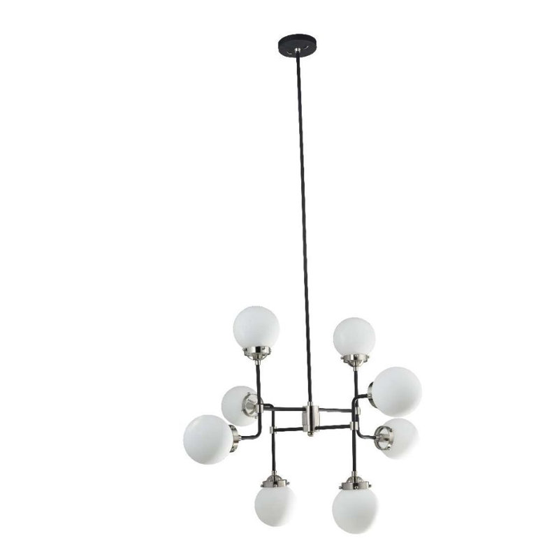 Luminaire suspendu géométrique 8 lumières simple Nalesha