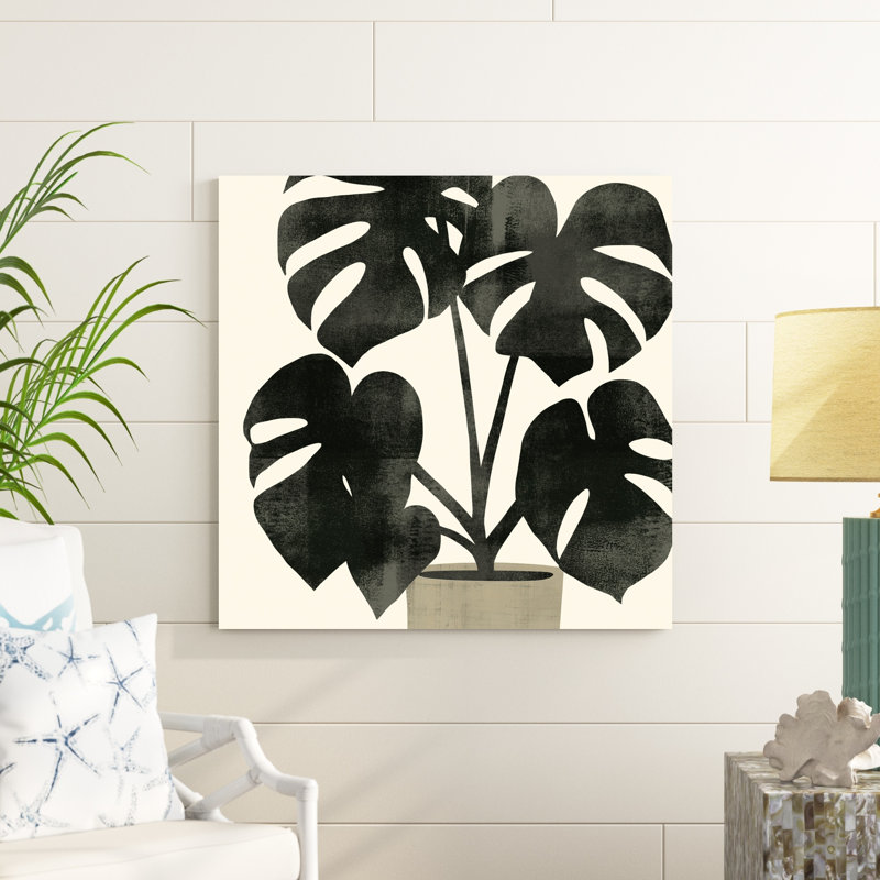 Plantling II par Victoria Barnes - peinture sur toile tendue, H 36 po x l 36 po