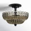Alaina 3 Light Glass Semi Flush Mount