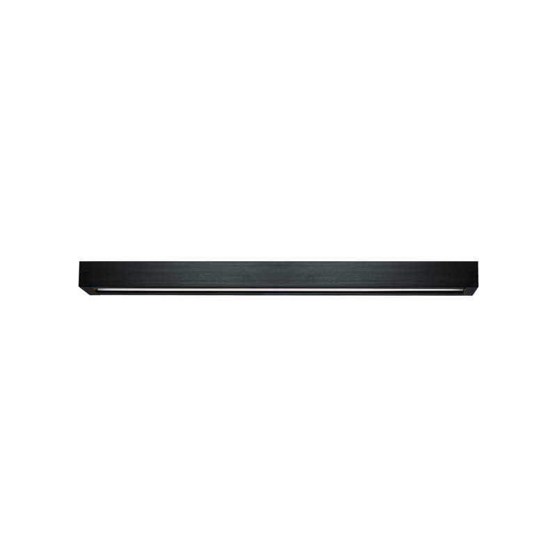 Open Bar Dimmable LED Vanity Light, Black, 2700K