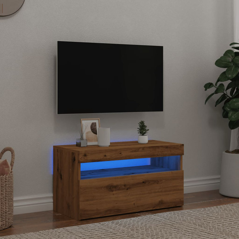 Madline TV Stand, Artisan Oak, 75cm