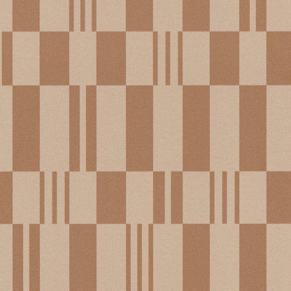 Sun Geo Stripe Wallpaper Sample