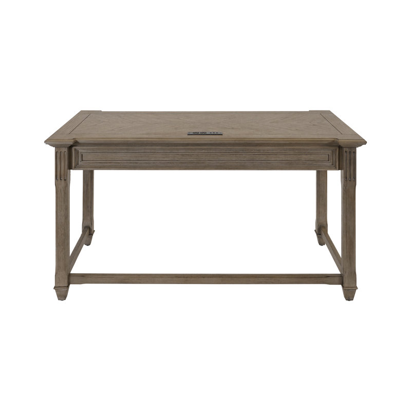 Draupnir Writing Desk with Built-In Electrical Outlet