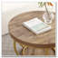 Table basse 31 po avec tablettes de rangement à 2 niveaux-1584618886