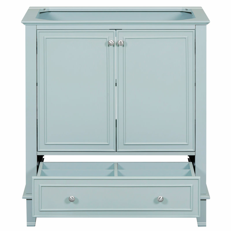 Base de meuble-lavabo simple 29,5 po Lonsdale seulement, Vert