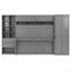 Grand lit escamotable mural avec placard, tiroirs et tablettes-609783138