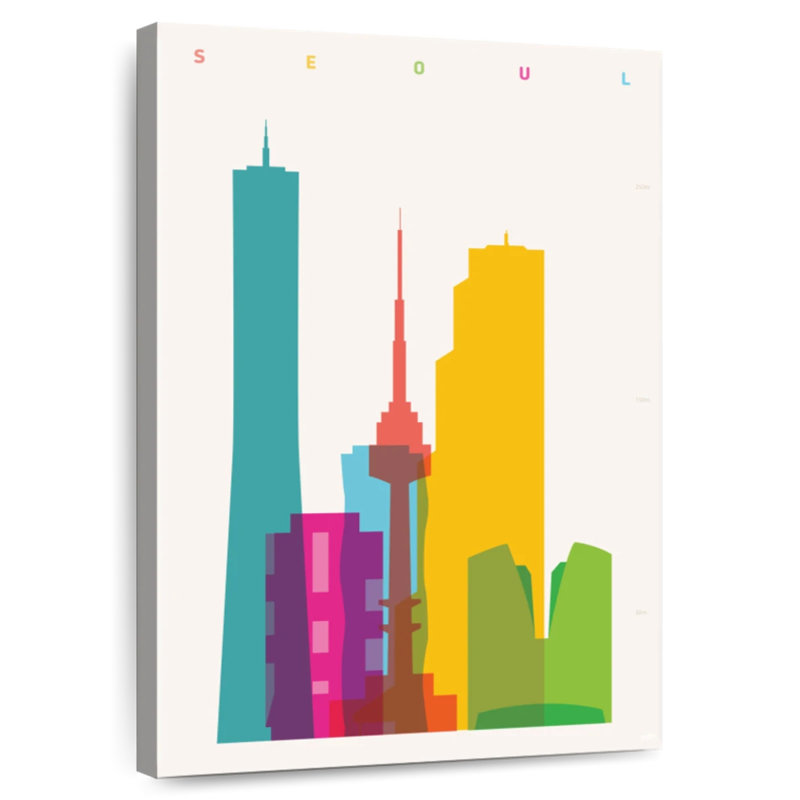 Sireci Vibrant Seoul, 48" H x 32" W