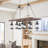 Agaran 8 - Light Dimmable Geometric Chandelier