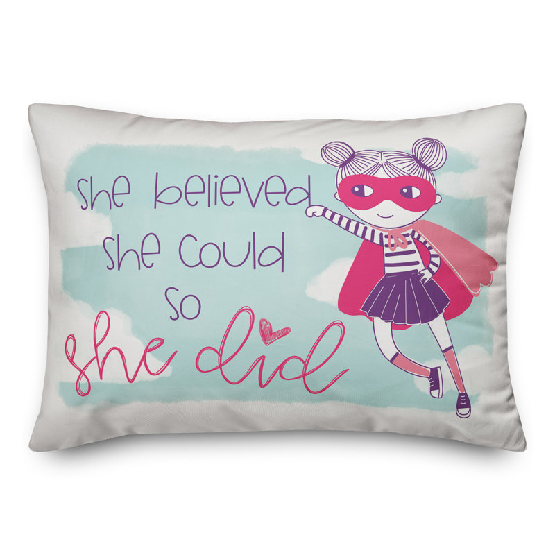  Coussin lombaire Superhero Girl