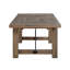 Table de salle à manger extensible en bois massif de pin Amesfield