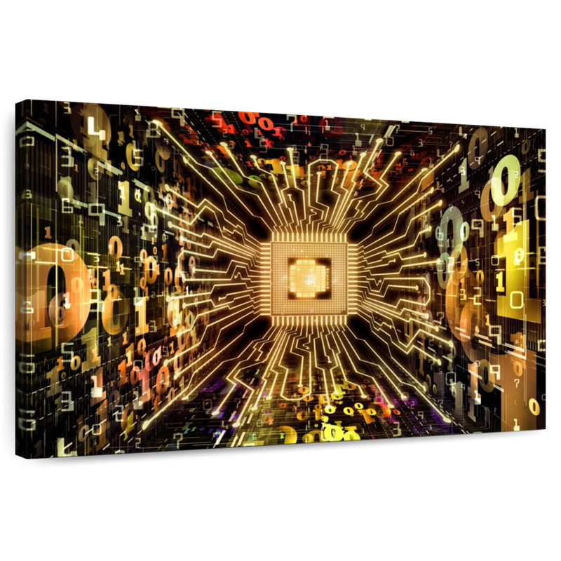 Keiri Cyber Computer CPU, 26" H x 39" W