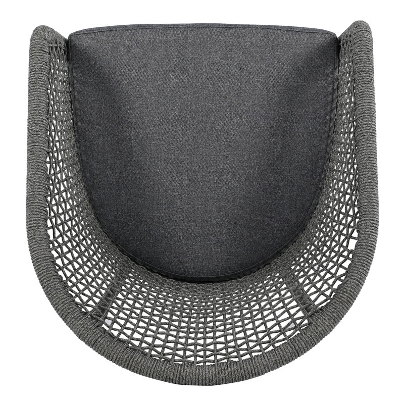 Saxon Outdoor Dining Armchair, Gray