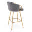 Tabouret de bar Mykaylah avec accoudoirs en métal et repose-pieds rectangulaire-1194041045