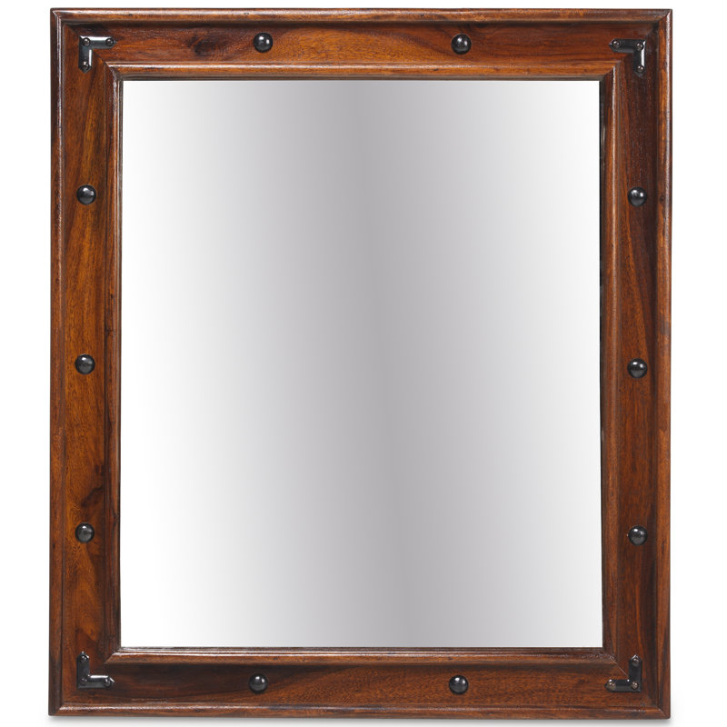 Jali Indian Wood Wall Mirror
