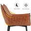 Faux Leather Bar Stool with Arm