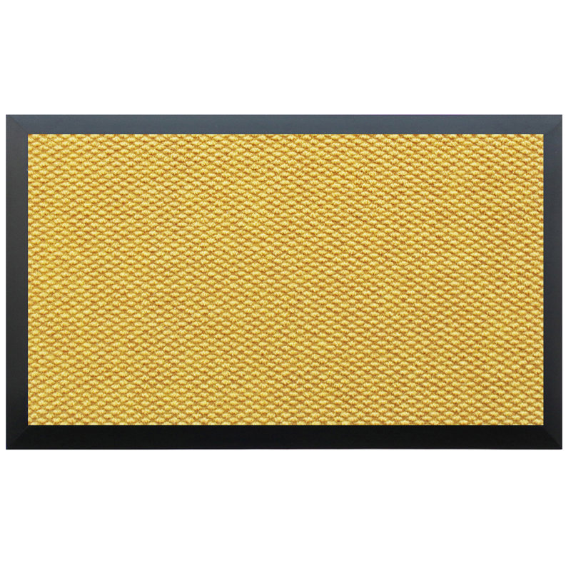 Paillasson d'extérieur antidérapant uni, Moutarde, 6 pi x 10 pi