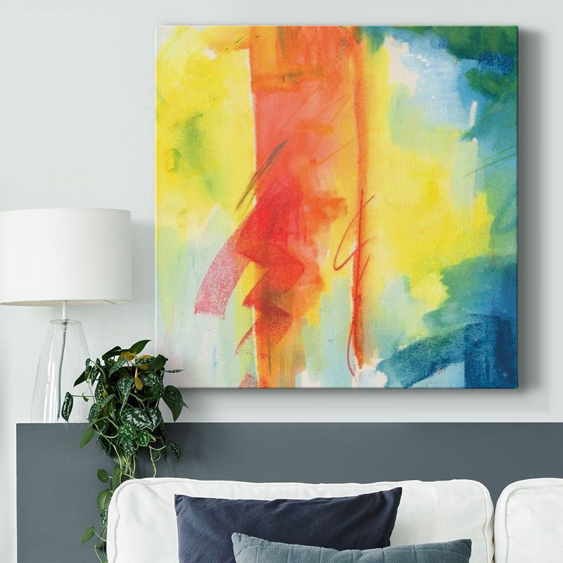 Toile tendue Crimson Sunset II-Gallery, H 8 po x l 8 po