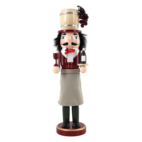 The Holiday Aisle® Wine Server Nutcracker & Reviews | Wayfair