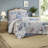 Elegant Blue Cotton Bedding Sets, Shabby Chic Style, Perfect For Home Decor