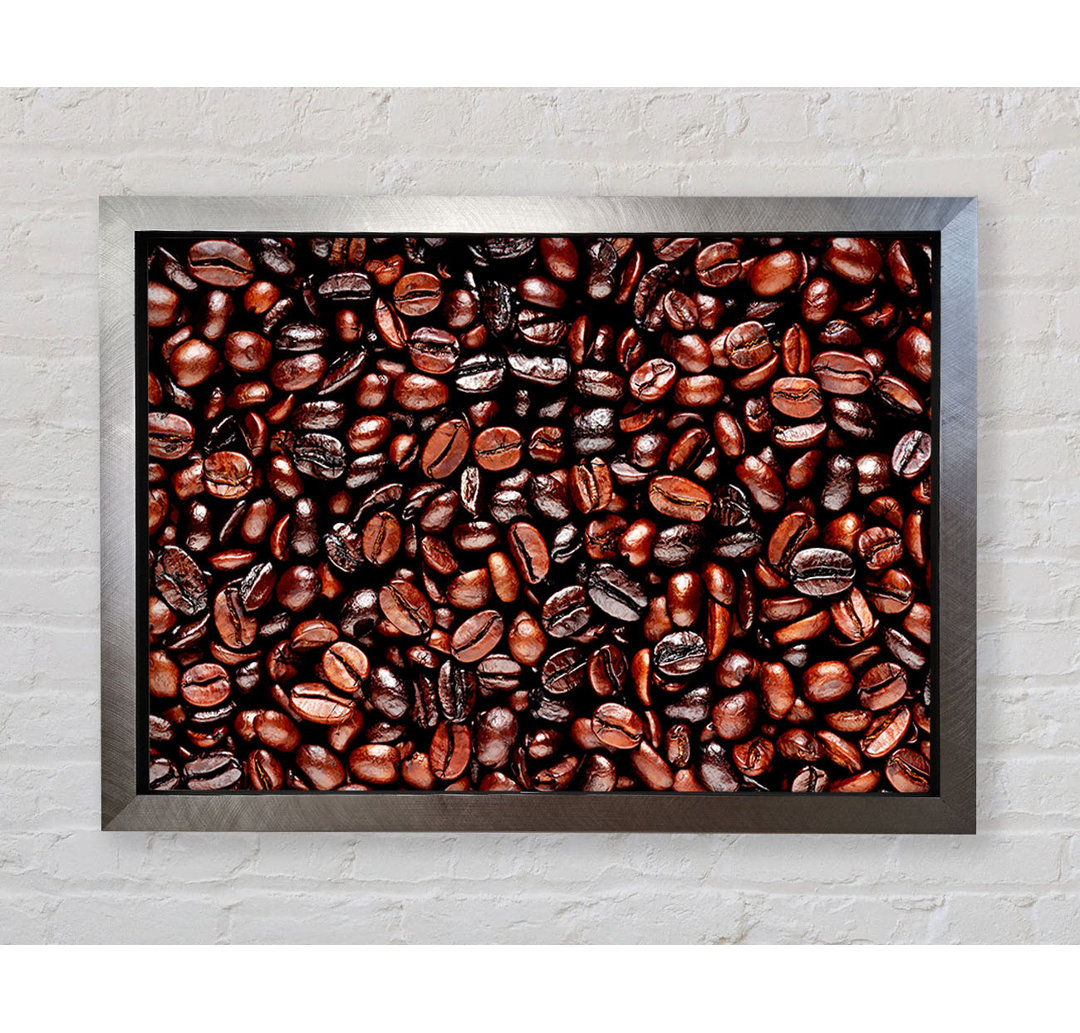 Just Coffee Beans - Einzelne Bilderrahmen Kunstdrucke