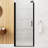 32"X 72" Pivot Shower Door | Matte Black Aluminum Frame | Half Frame | 1/4 Inch Tempered Glass With Explosion-Proof Film | Stainless Steel Handle