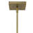 Iroha 3 - Light Brass Geometric Pendant