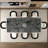 9 - Piece 110'' Extendable Dining Table Set Sintered Stone Dining Table With 8 Fabric Arm Chairs-131872178