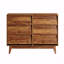 Armoire, rétro, 6 tiroirs, commode double - style biseauté