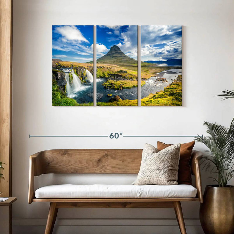 Alvord Towering Kirkjufell Mountain, 28" H x 45" W