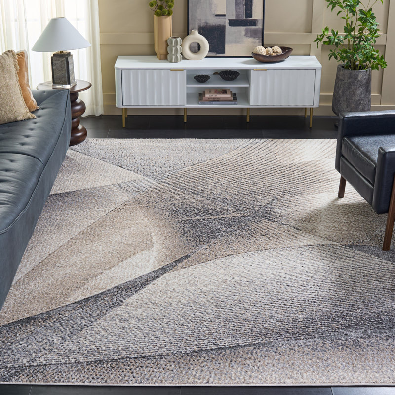 Hanka Performance Abstract Rug, Rectangle 8' x 10'