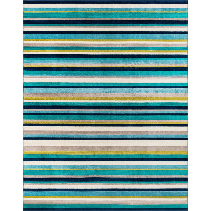 Analiese Striped Indoor Rug, Rectangle 7'10" x 10'