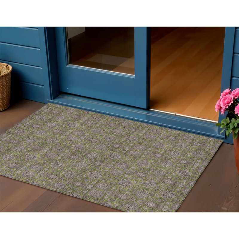 Tapis beige lavable intérieur / extérieur 3 pi x 5 pi