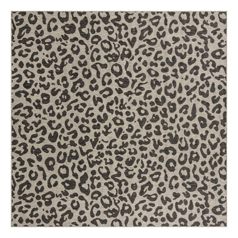 Munguia Animal Print Indoor / Outdoor Rug, Square 10'8"