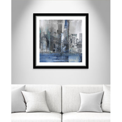 Eaubonne 'Empire State' Framed Acrylic Painting Print