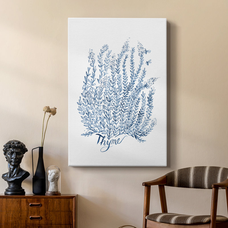 Summer Herb Garden Sketches IV - galerie sur mesure, H 27 po x l 18 po