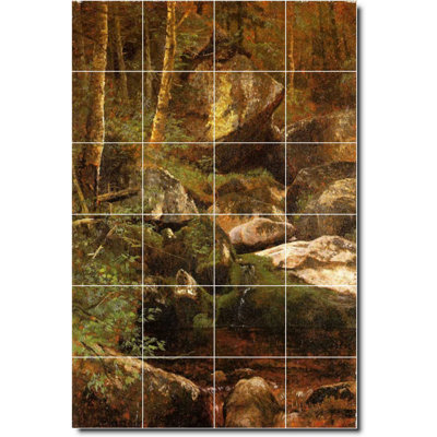 Carreau de céramique décorative 17 po x 25,5 po 4,25 po x 4,25 po