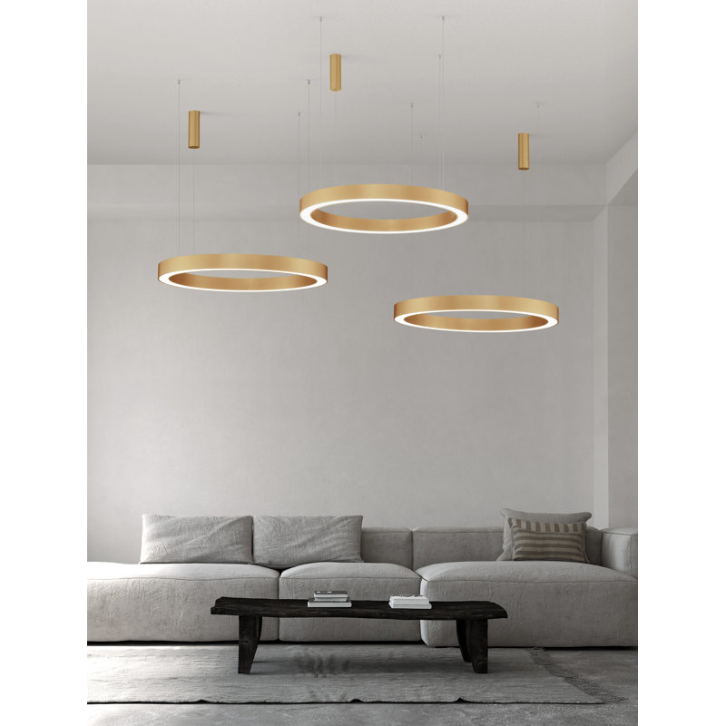 MORBIDO 1 - Light Gold LED Unique/Statement Pendant
