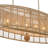 Dareck 5 Light Burnished Silver Linear Oval Chandelier