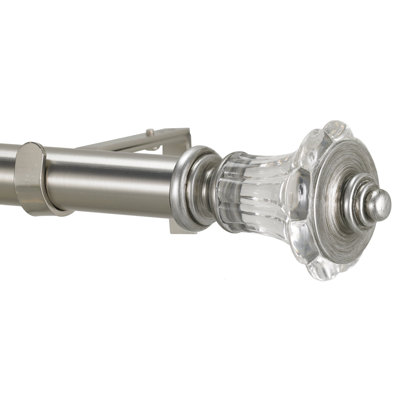 Bustos Steel Single Curtain Rod
