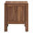 Capri Wood Grain Nightstand In Walnut