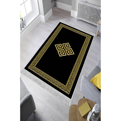 Luxurious Non-Slip Woven Carpet, 100% Velvet Fabric | Antibacterial, 13.5 mm Total Height, Machine Washable | Ideal for Living Room, Bedroom & Home Decor, Soft & Durable Design