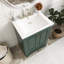 Meuble-lavabo autoportant 24 po avec lavabo en céramique 24 po