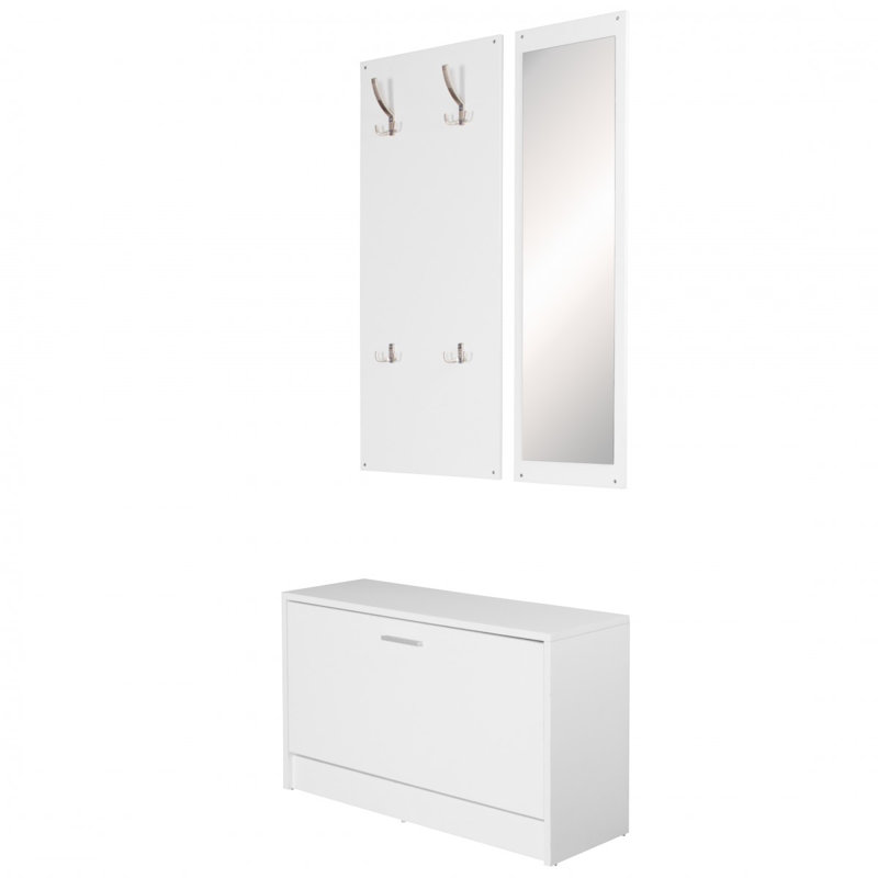 3-piece Wardrobe Set, White