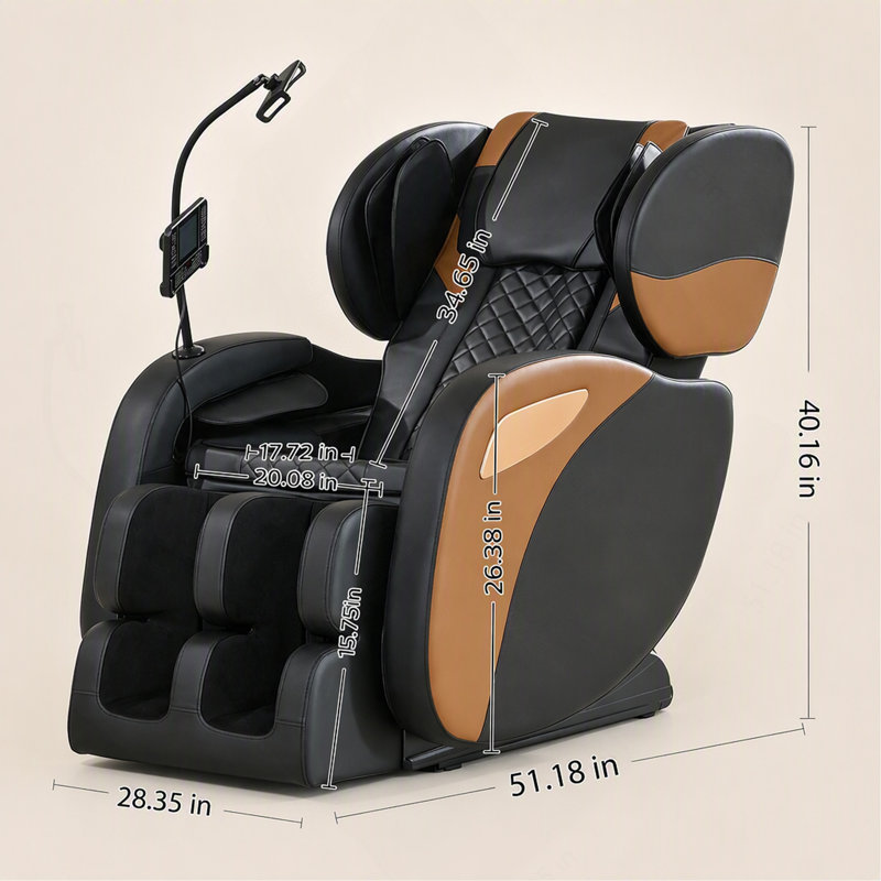 Fauteuil inclinable de massage 2026 sans gravité avec pression d'air corporelle complète