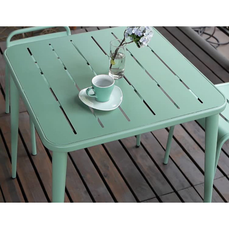 Table bistro en métal pour terrasse Sengsone