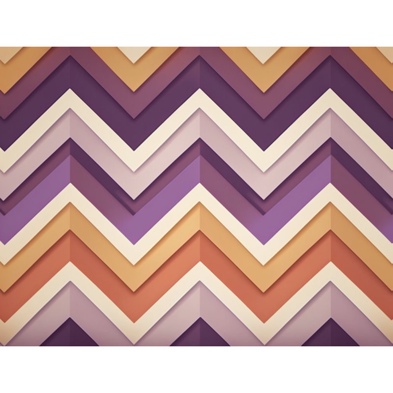 Chevron Fleece Blanket, 51" W x 60" L, Pink/Yellow