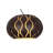 Frinton 3 - Light Coffee Brown Unique/Statement Pendant